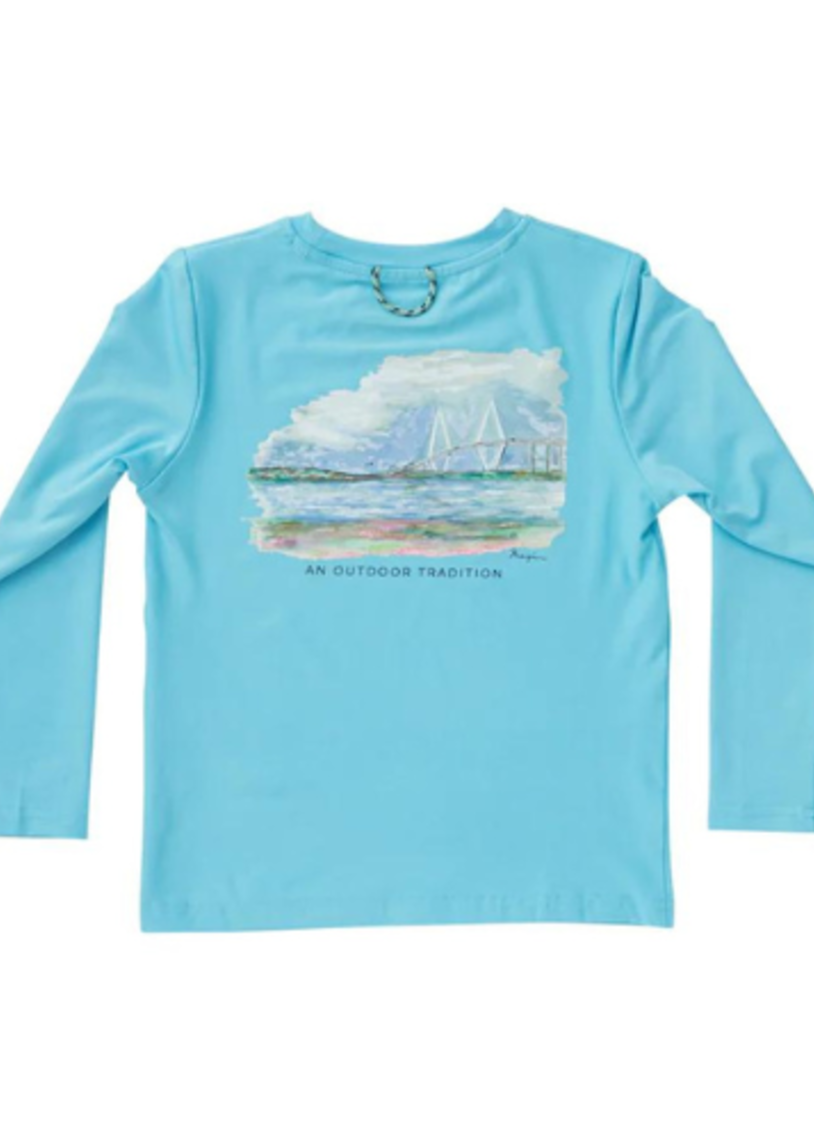 Prodoh Pro Performance Fishing Tee with Cooper River Bridge Art