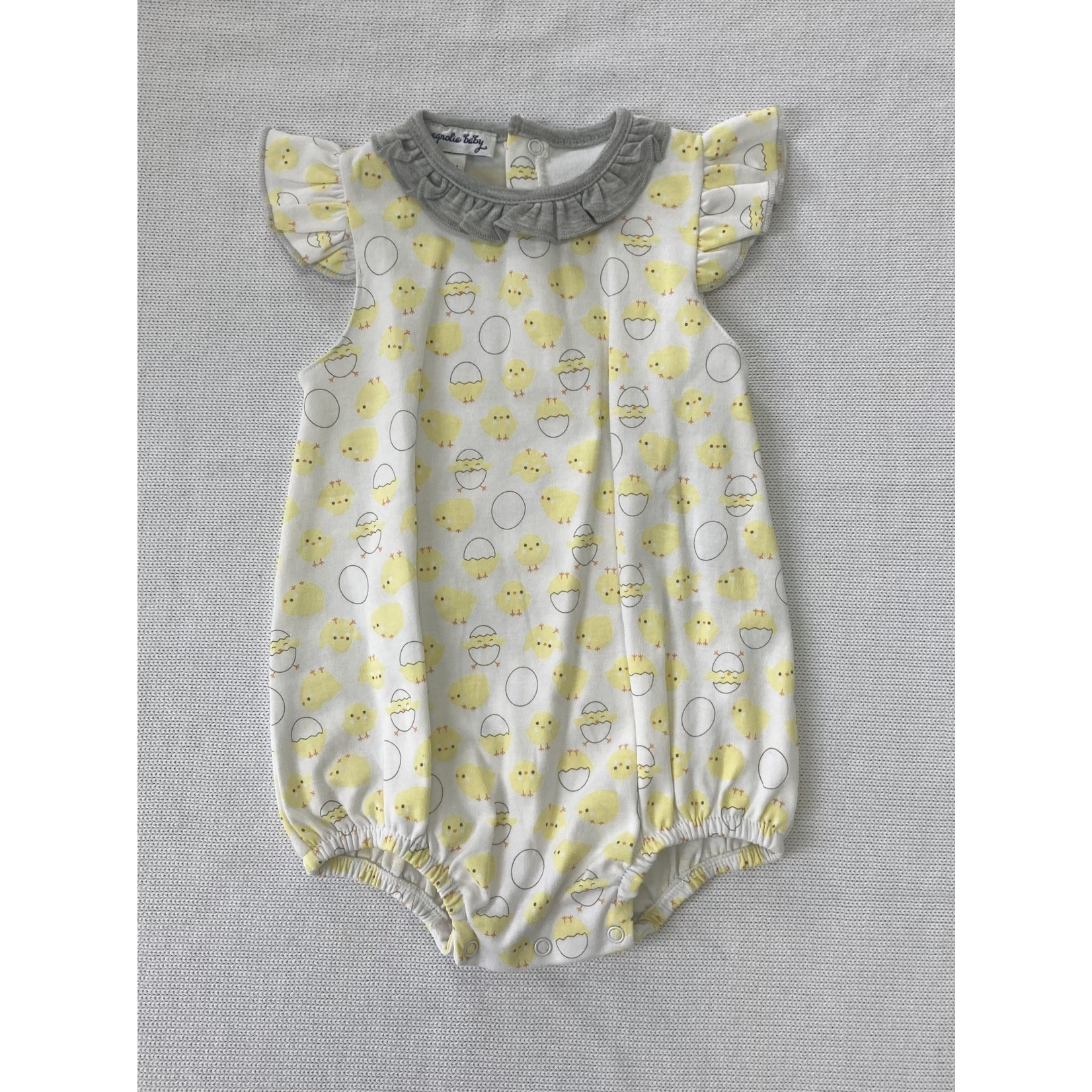 Magnolia Baby Yellow Hatchlings Printed Flutters Bubble