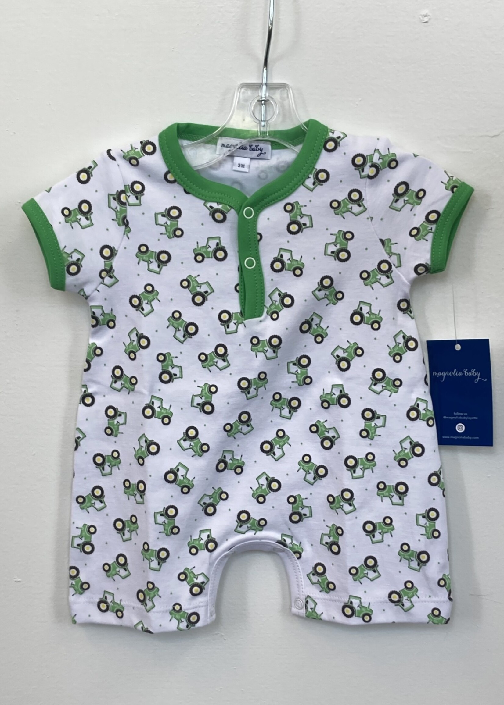 Magnolia Baby Tiny Tractor Playsuit