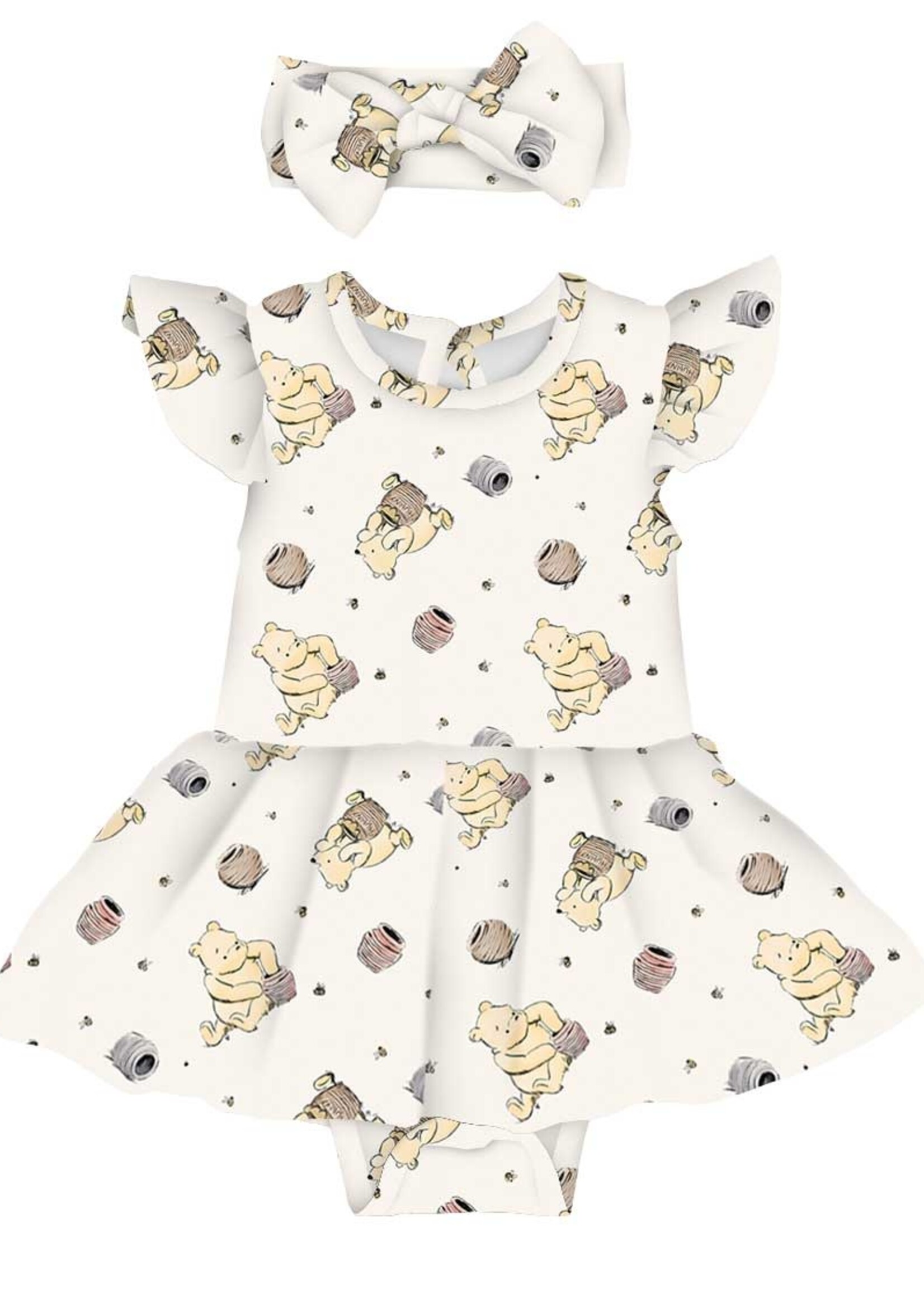 Little Snuggles Classic Pooh Twirl Bodysuit