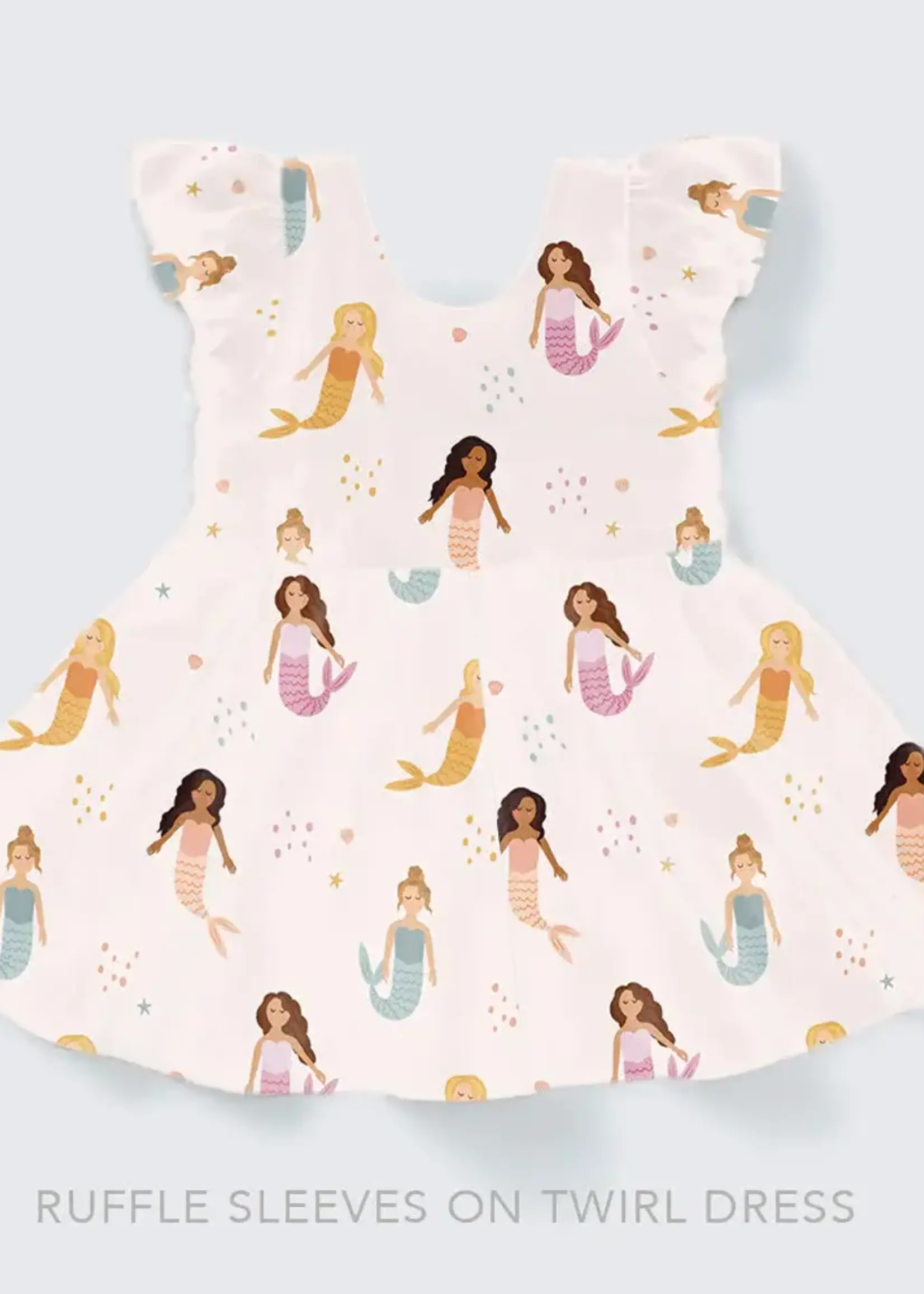 Little Snuggles Mermaid Flutter Dress