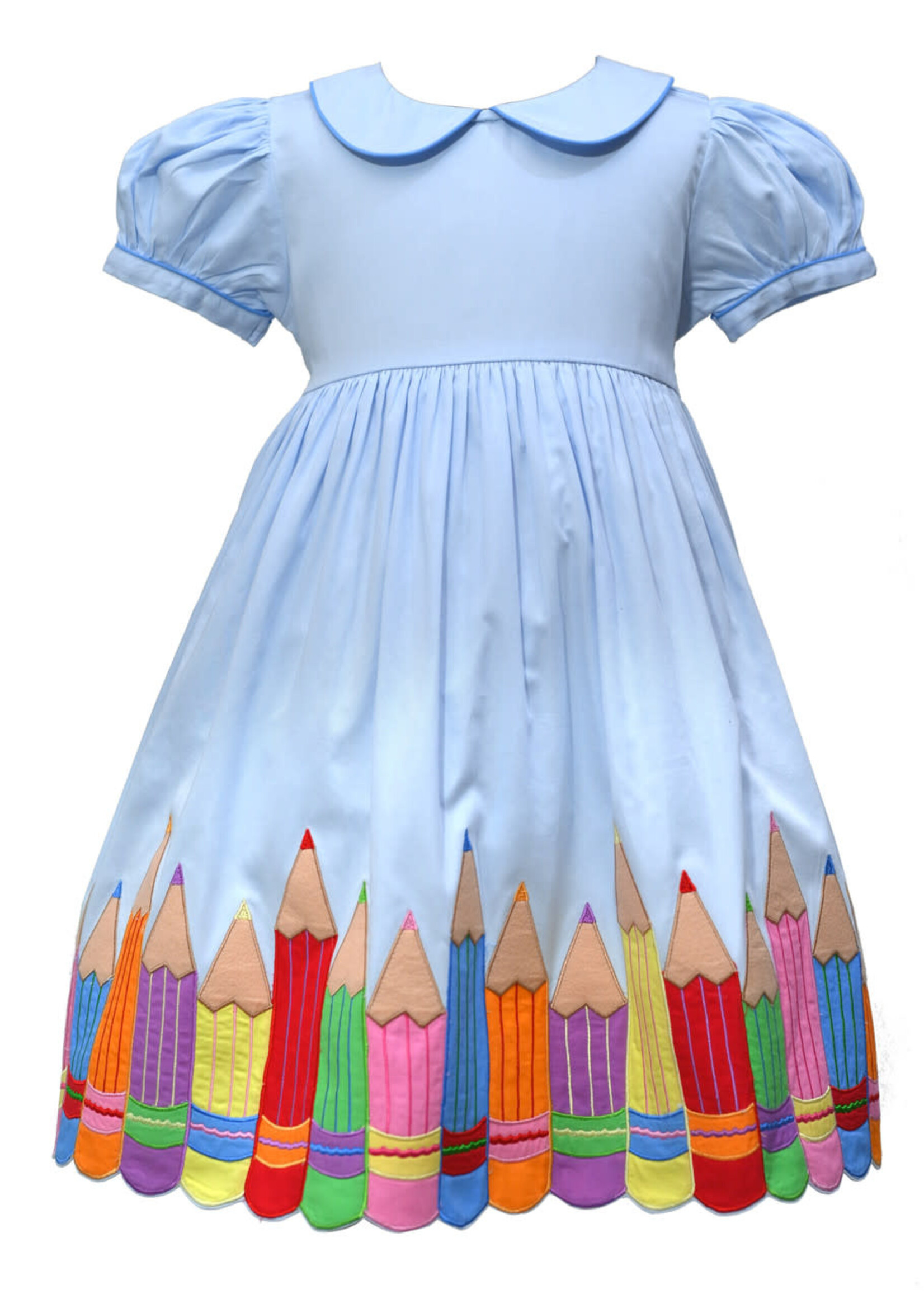 Blue Pencil Dress