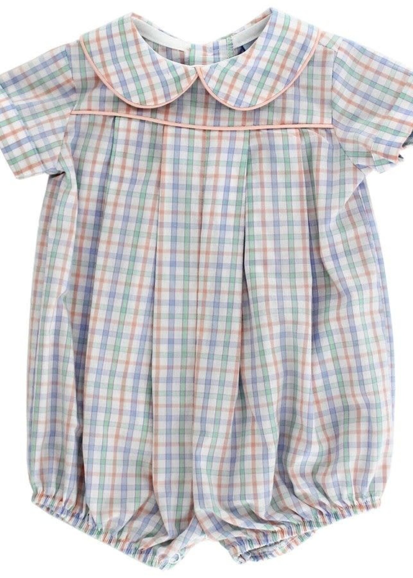 The Bailey Boys Sunkist Plaid Bubble w/Collar