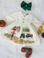 Ivory LS Pumpkin Patch Dress