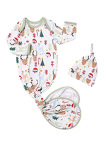 Emerson and Friends Santa and Friends Gown and Hat NB