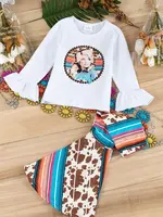 Kids Charm Online Dolly L/S Shirt & Bellbottom Set (F'23)
