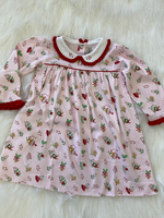 Marco & Lizzy Christmas Mice Pima Cotton Float Dress(W'23)