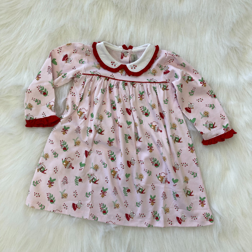Marco Lizzy Christmas Mice Pima Cotton Float Dress(W'23