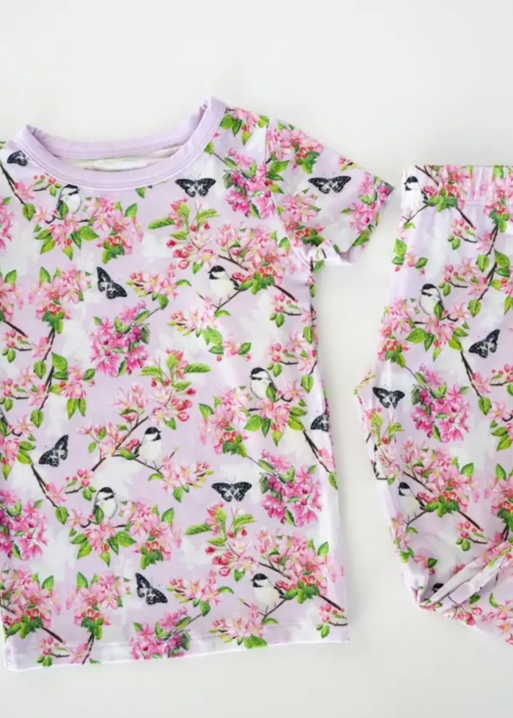 House Of LooLous Lilac Floral Bamboo PJs-2PC (F'23)