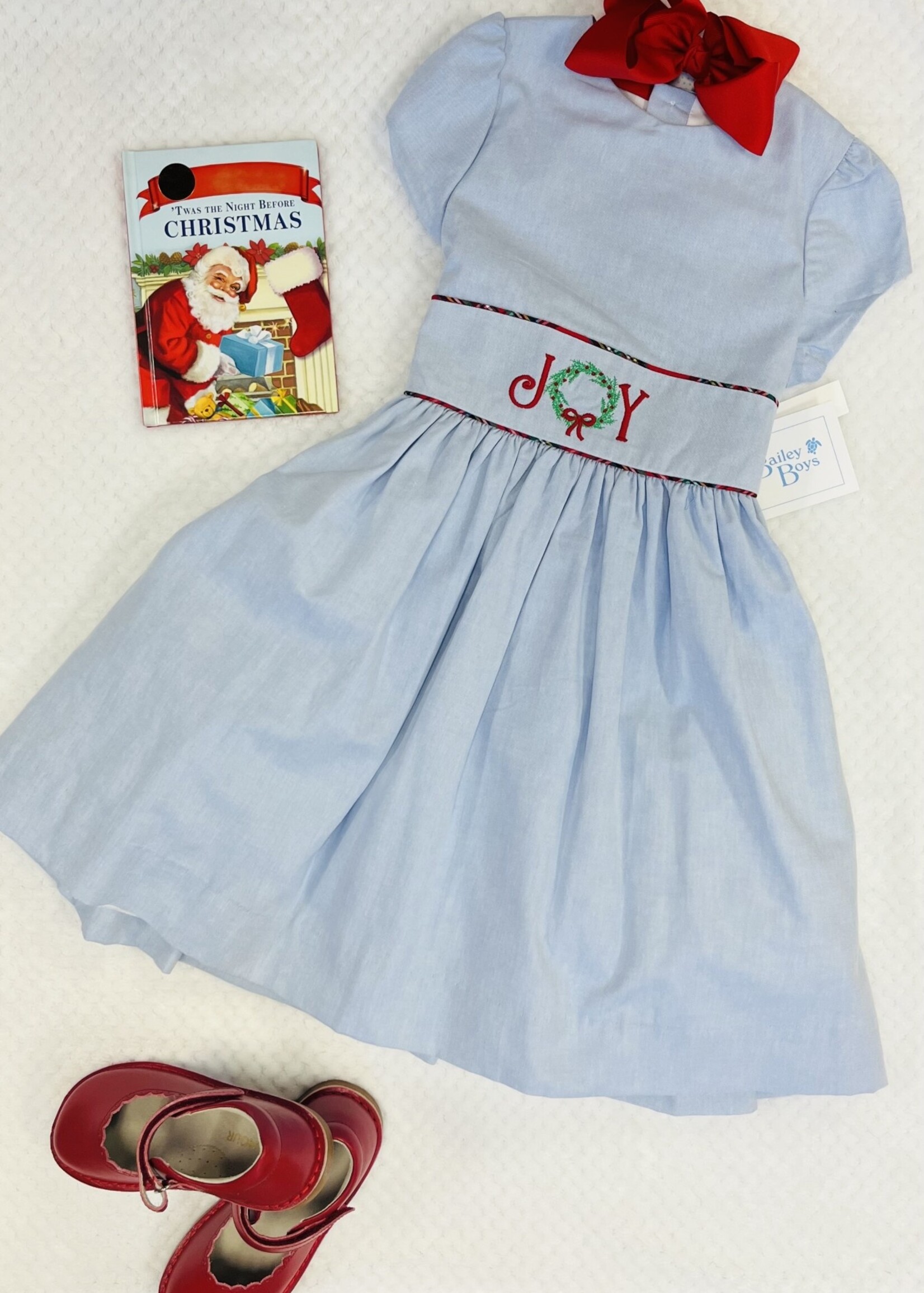 The Bailey Boys Chambray Blue JOY Dress