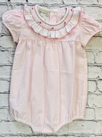 Lara Smocked Collar Girls Bubble-V871 (S'24)