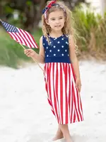 Mia Belle Girls Fly Like The 4th of July Dress (S'24)