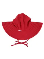 Ruffle Butts Red Swim Hat (S'24)