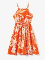 Pit Pat Orange Hawaiian Family Set-Women's Dress (S'24)