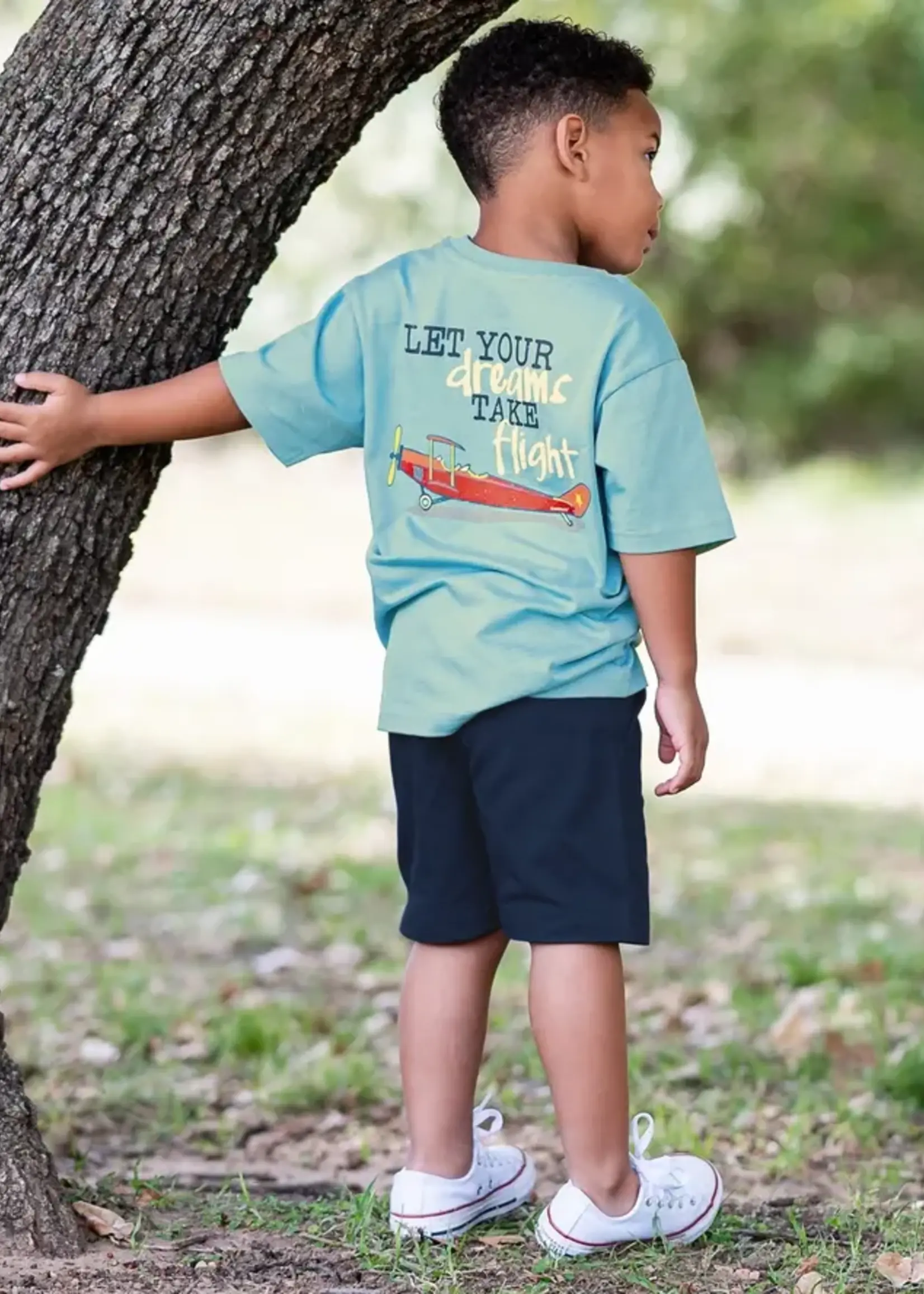Rugged Butts Dark Navy Boys Chino Shorts (S'24)