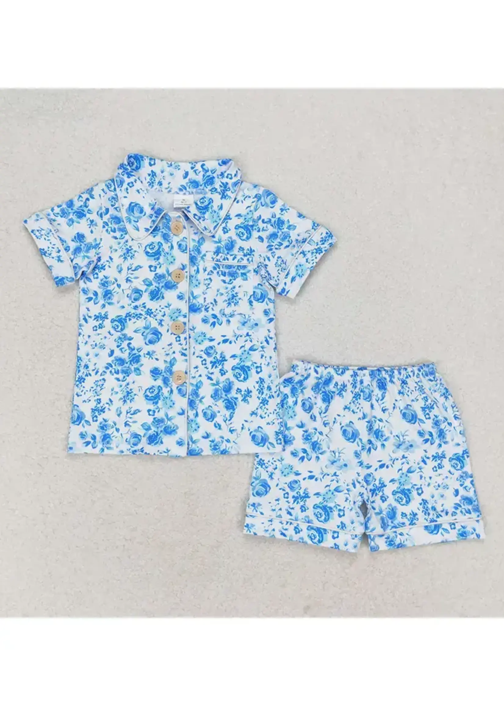 Aier Wholesale Blue Rosie 2PC PJ Set (F'24)