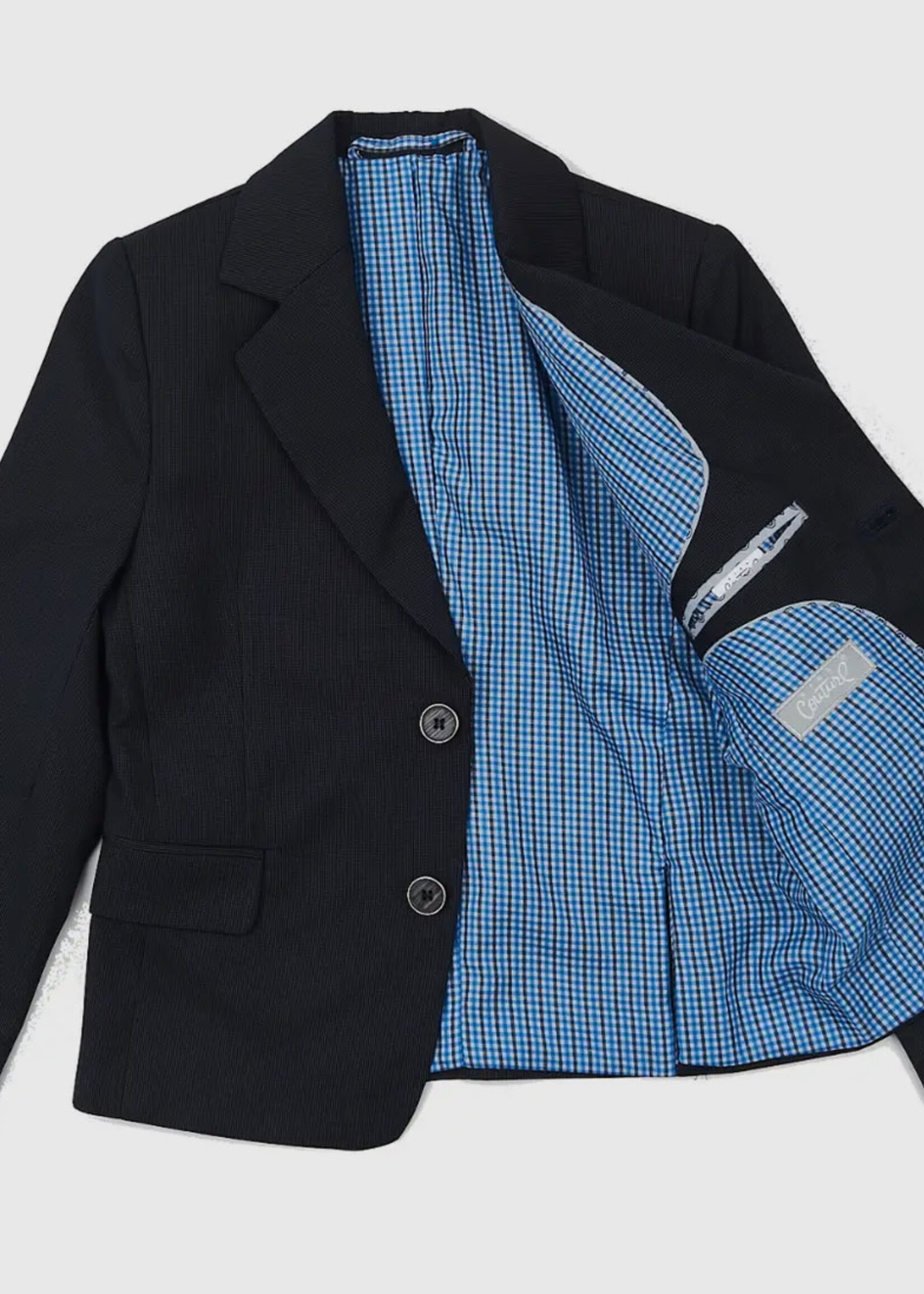 Mia Belle Girls Classic Charcoal Boys' Blazer