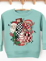 The Countryside Cottage Retro Santa Christmas Pullover (C'24)