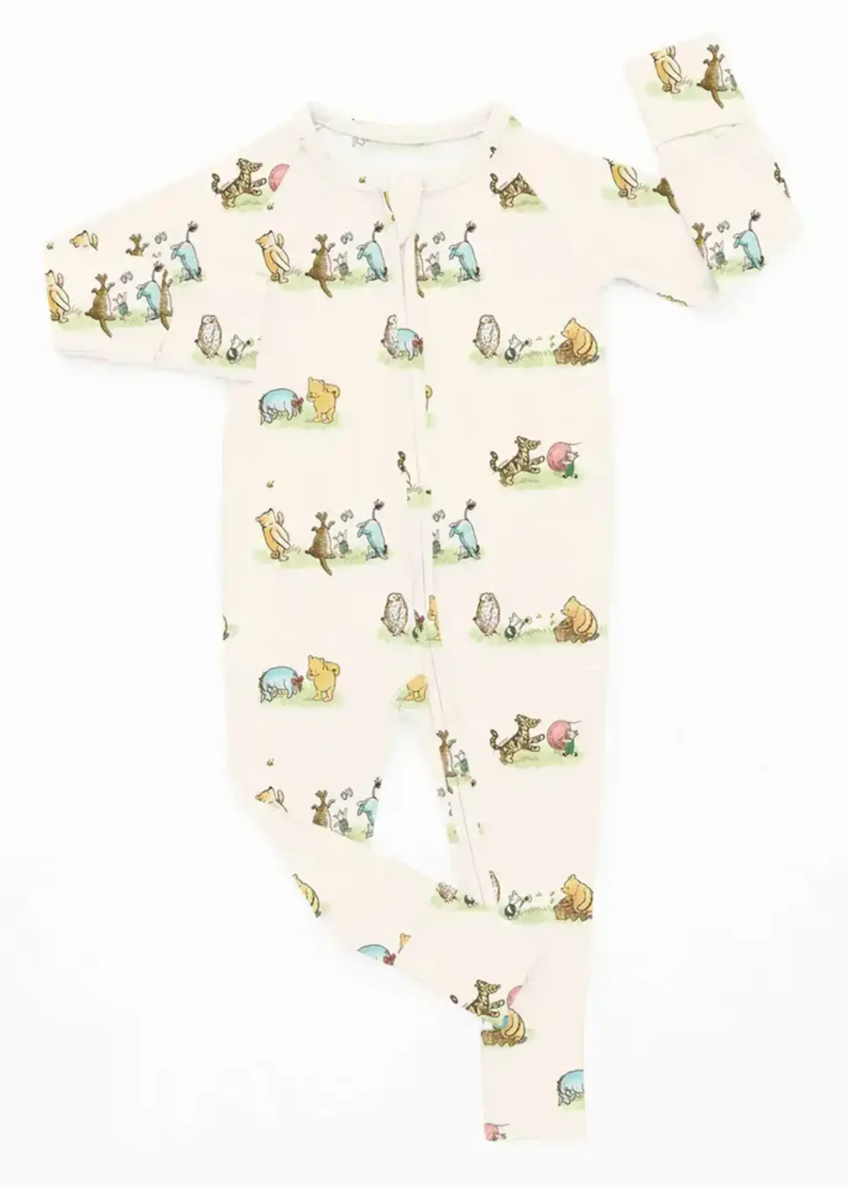 Charlie's Project Vintage Pooh Bamboo Zippy Romper(F'24)