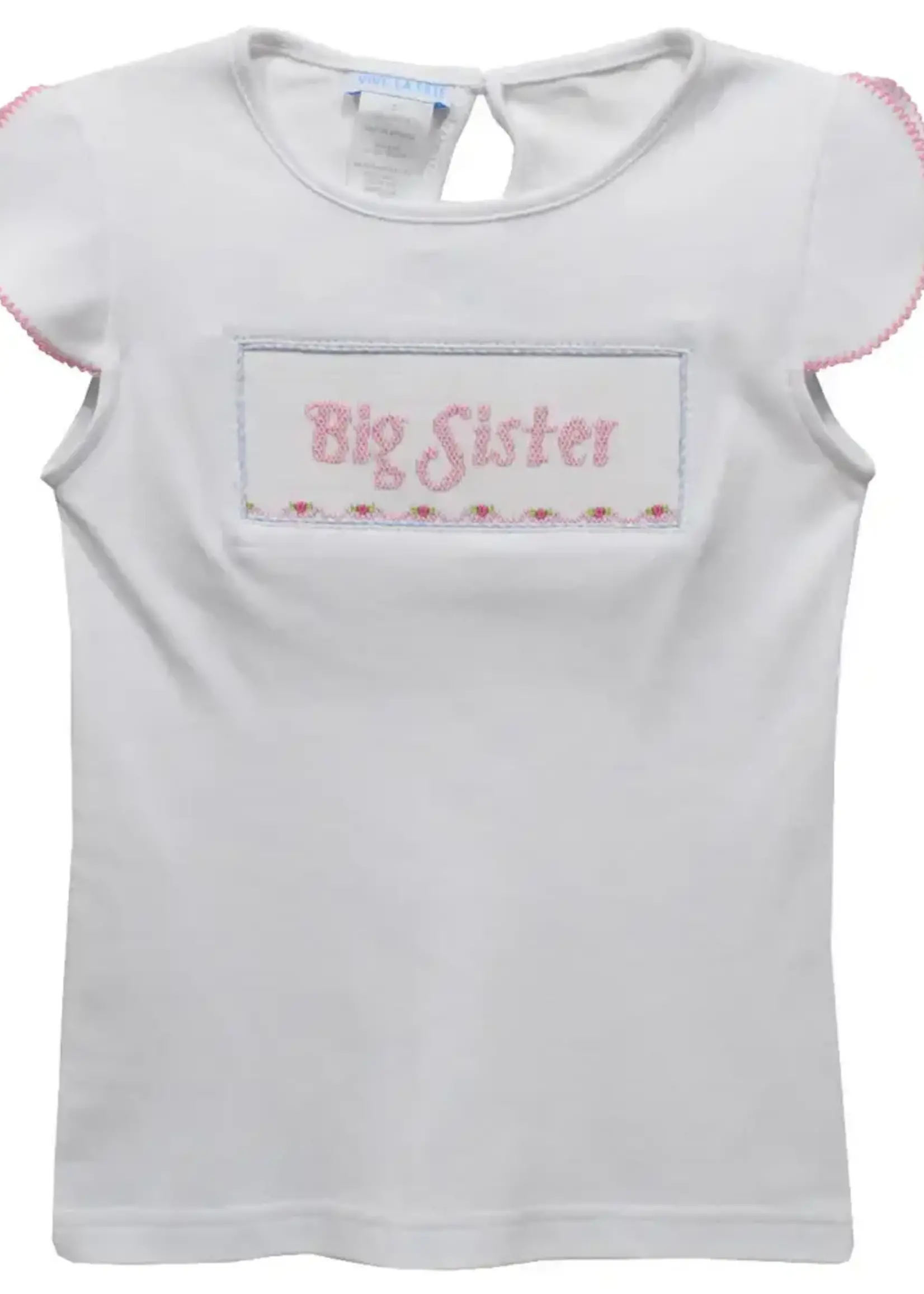 Vive La Fete 'Big Sister' Smk Cap Sleeve Shirt (F'24)