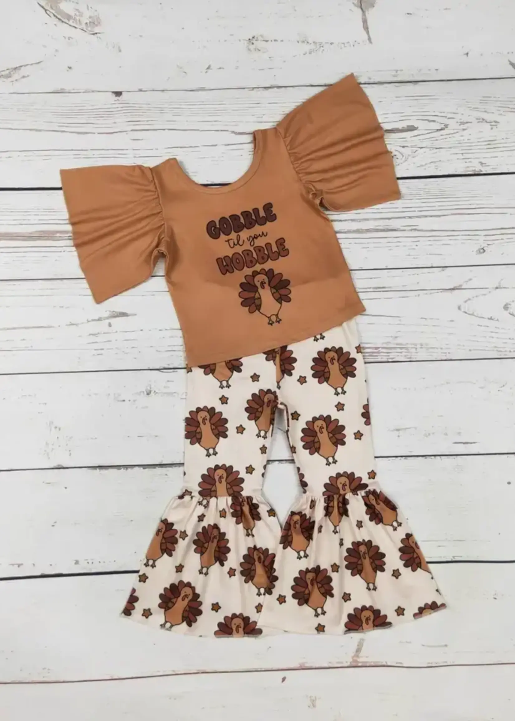 Sassy Kids Palace Gobble Til You Wobble Thanksgiving Set (F'24)