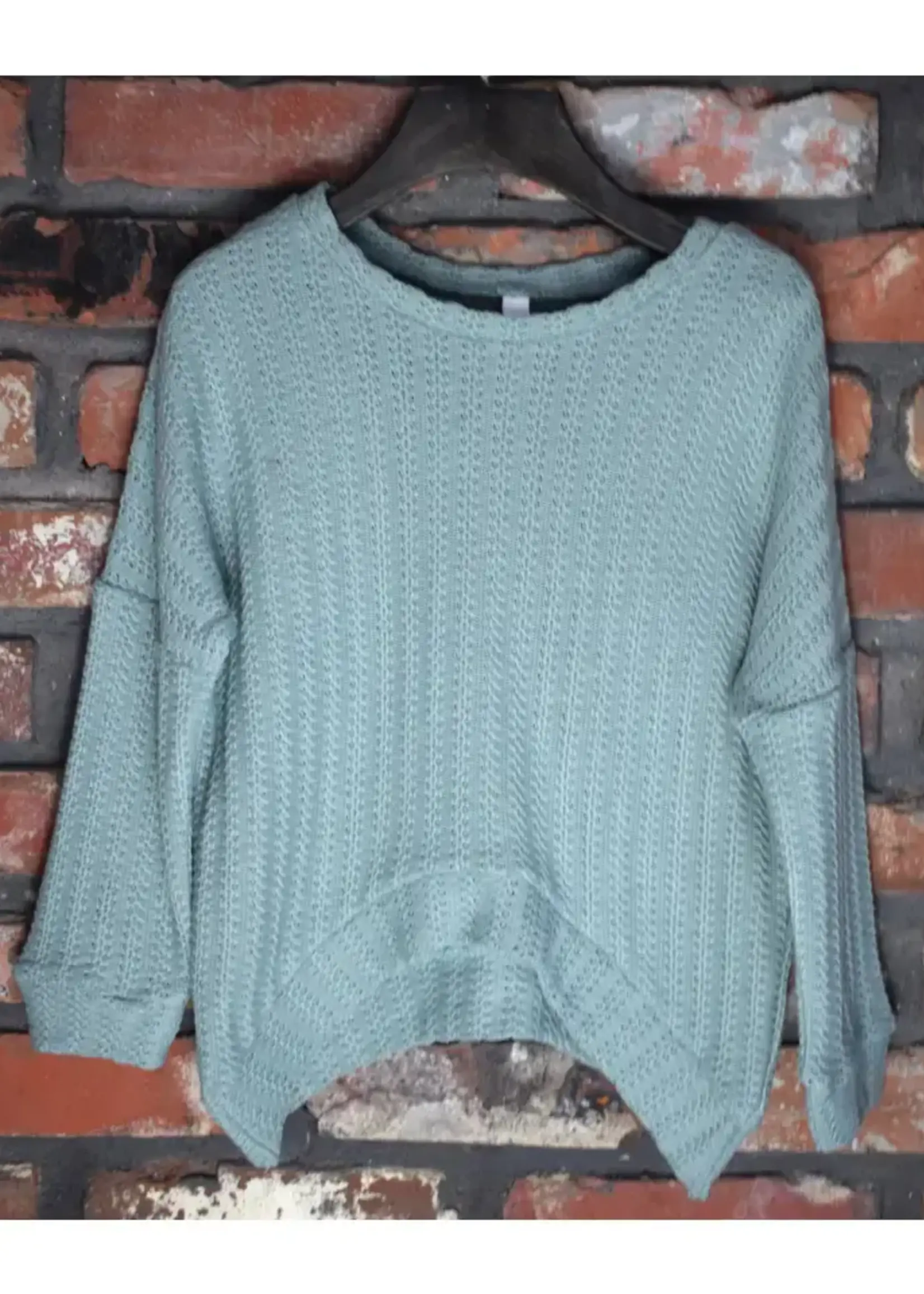 M.L. Kids FT0157-Oversized Sweater-Tween(F'24)