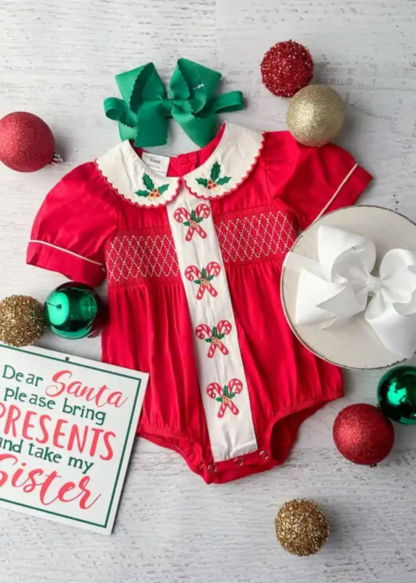The Hair Bow Company Candy Cane Dreams Red Bubble (C'24)