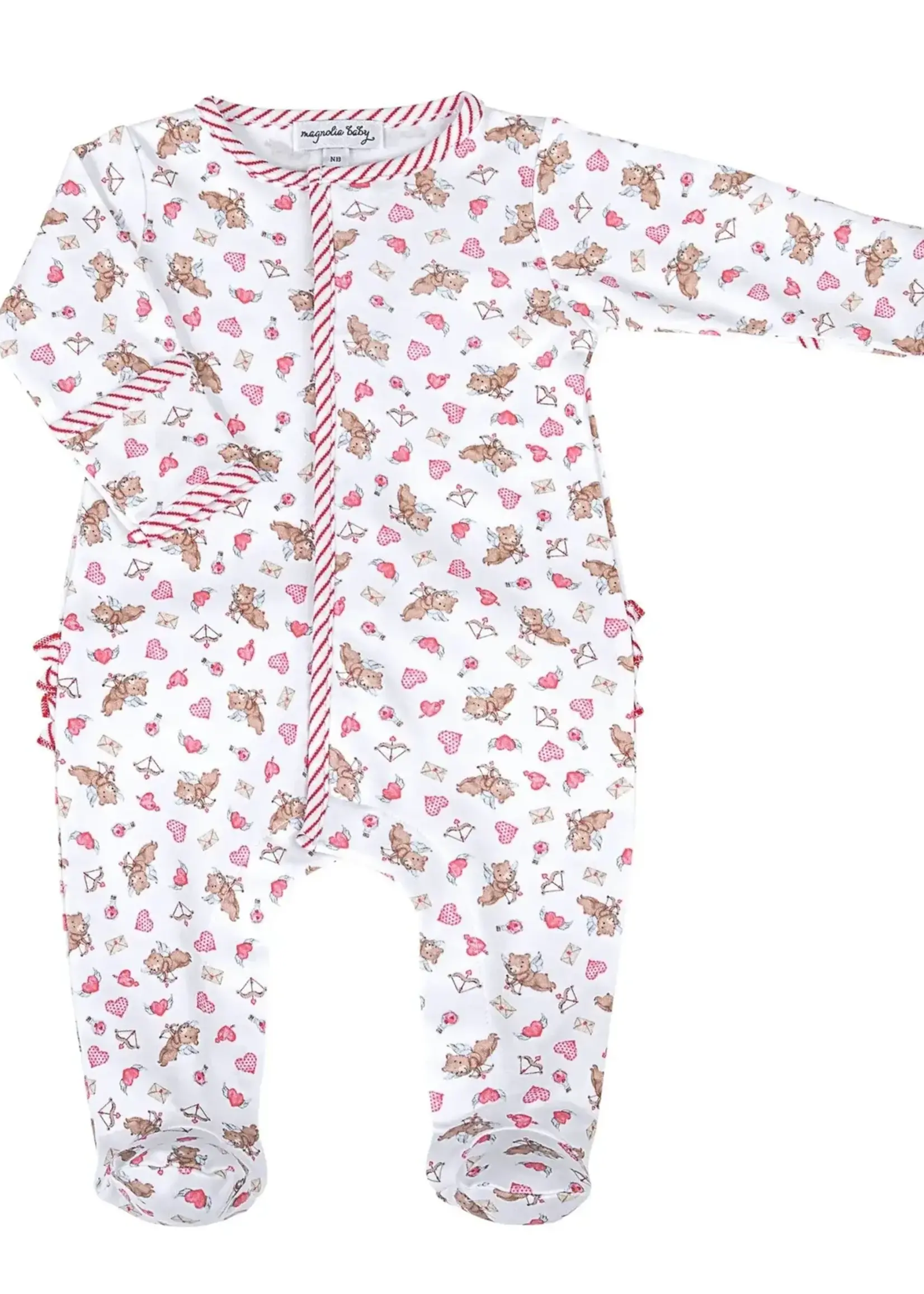 Magnolia Baby 'So This is Love' Printed Ruffle PJ (W'24)
