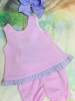 Funtasia Too Pink/Lavender Seersucker Popover Set-45086 (S'25)
