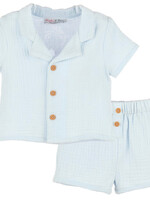 Sophie & Lucas Cuddle Cotton Blue Boys Set-3857 (S'25)