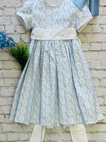 Funtasia Too Blue Floral Waistline Dress-73263 (S'25)