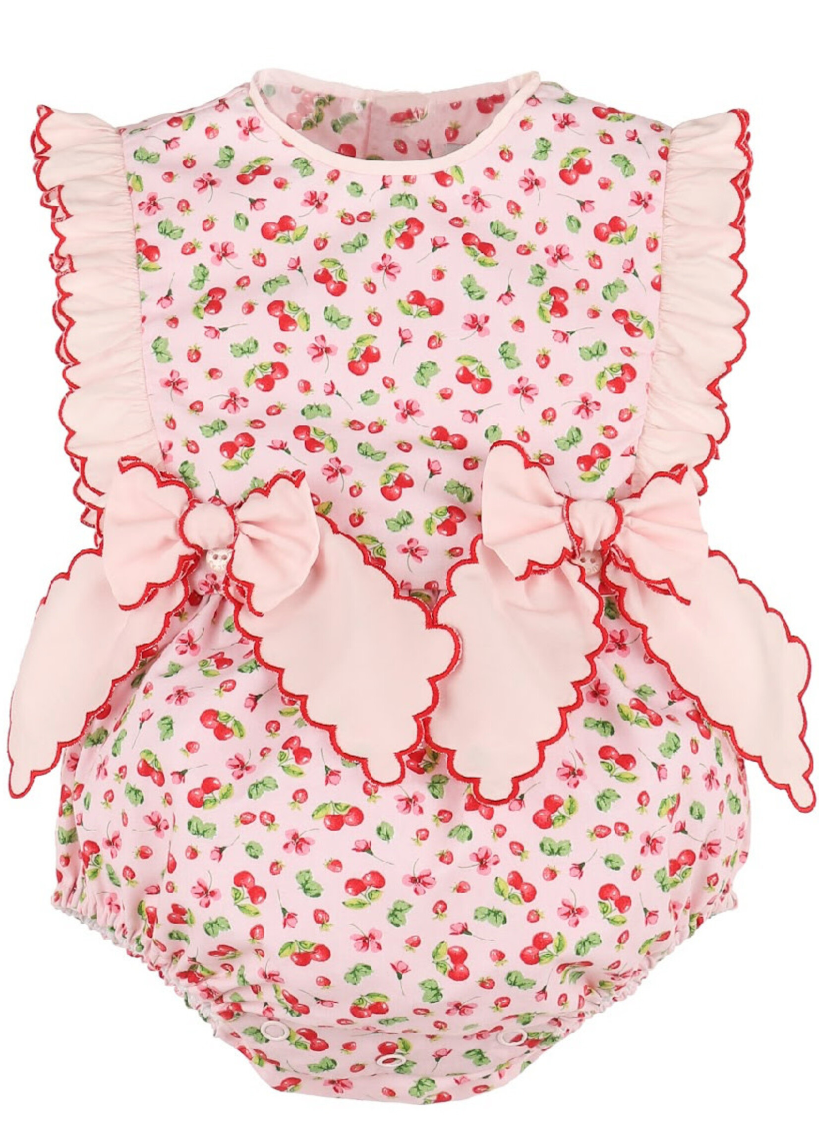 Sophie & Lucas Summer Berries Print Girls Overall-3829 (S'25)