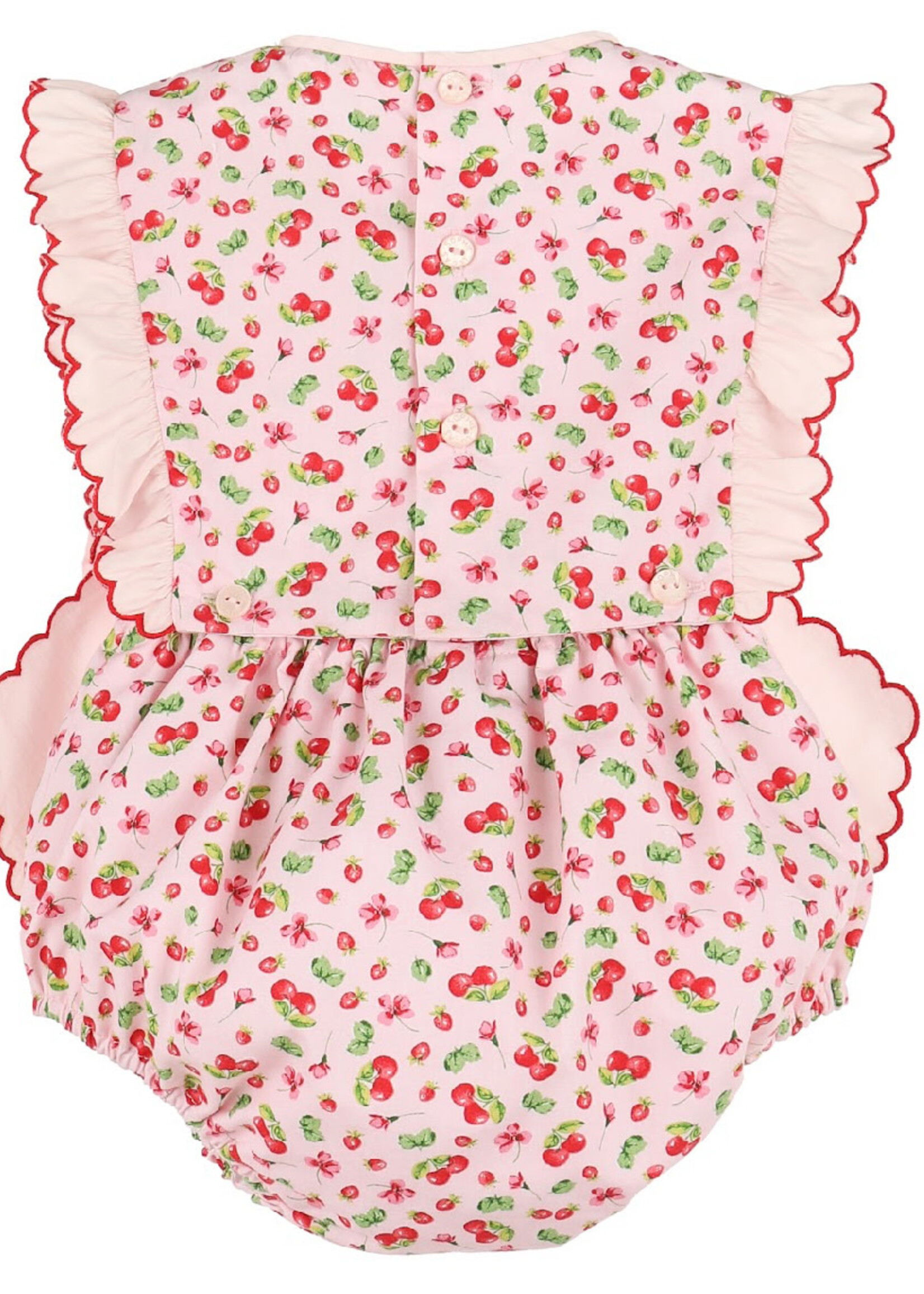 Sophie & Lucas Summer Berries Print Girls Overall-3829 (S'25)