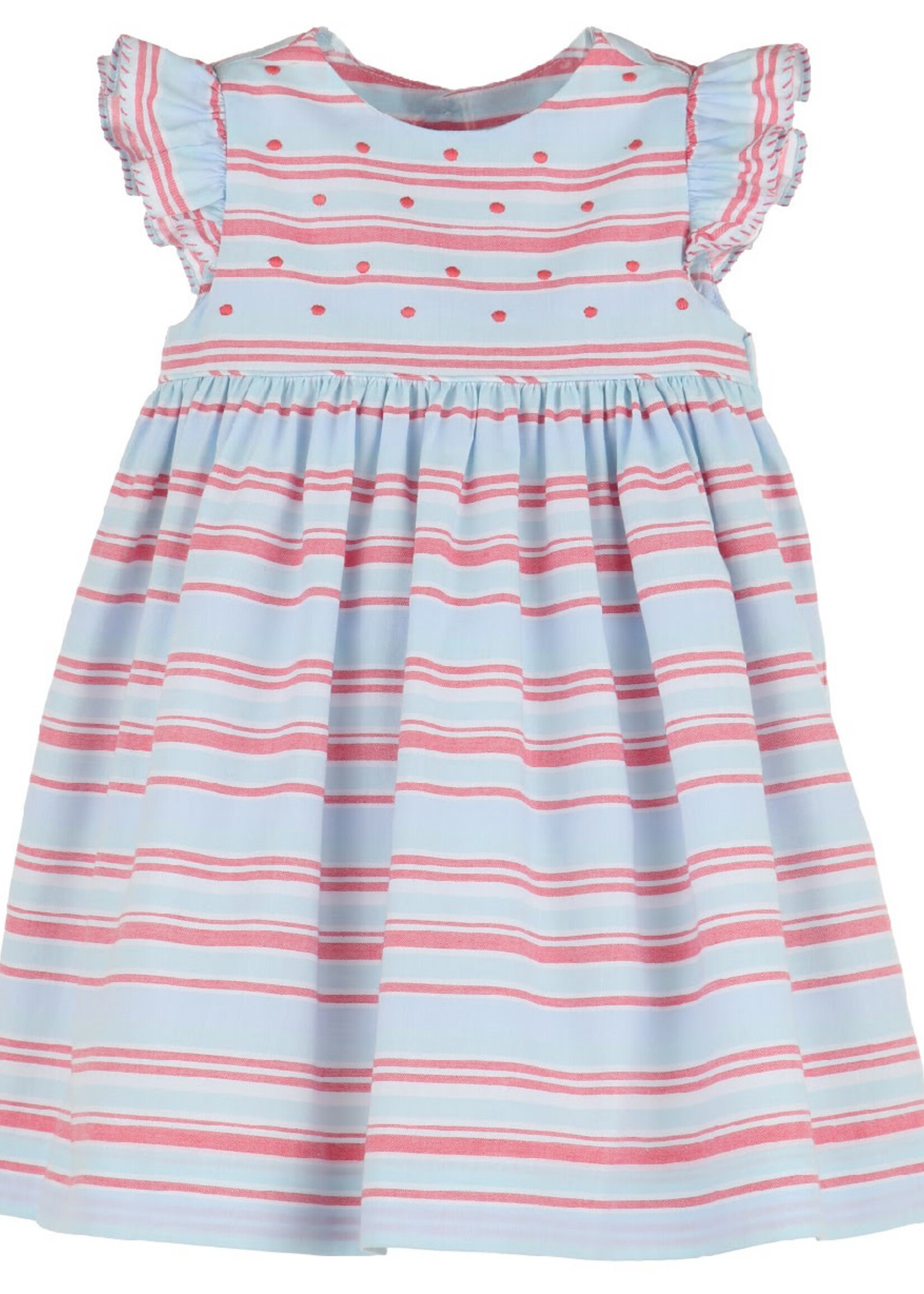 Blue Stripe Dotted Dress- 8770 (S'25)