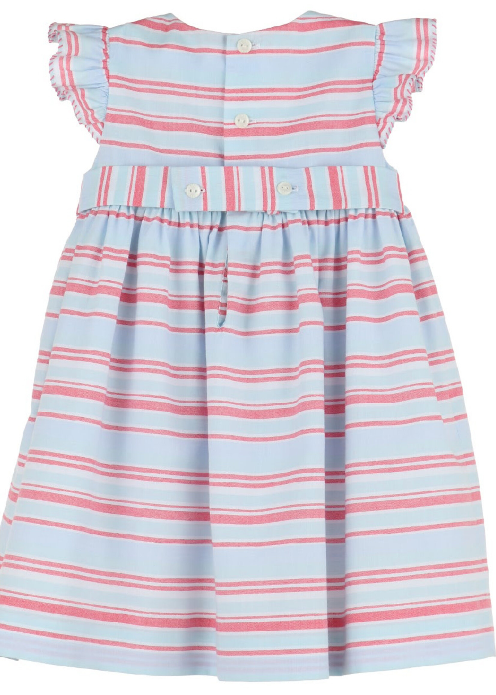 Blue Stripe Dotted Dress- 8770 (S'25)