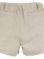Beige Linen Boy Short- 8788 (S'25)