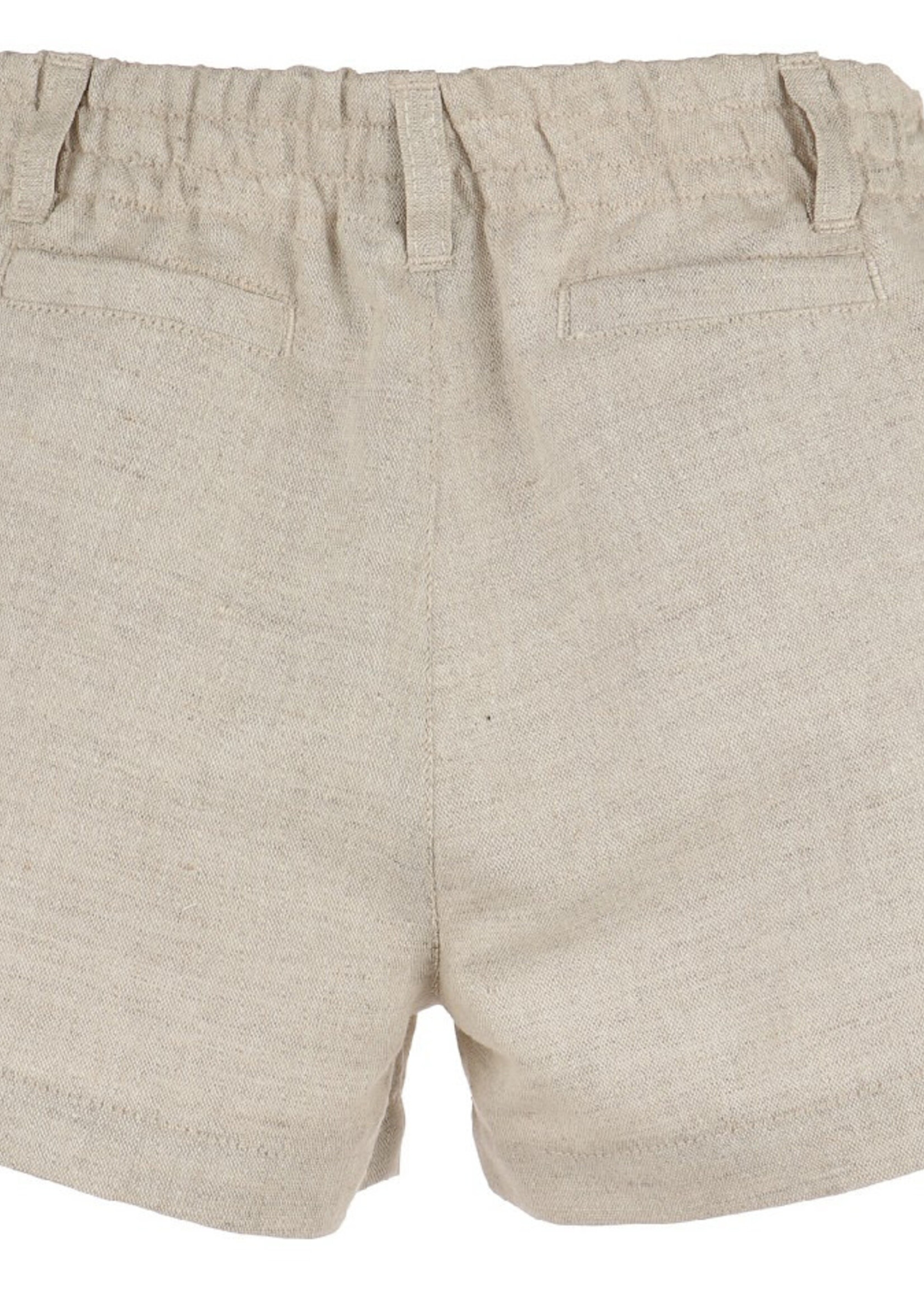 Beige Linen Boy Short- 8788 (S'25)