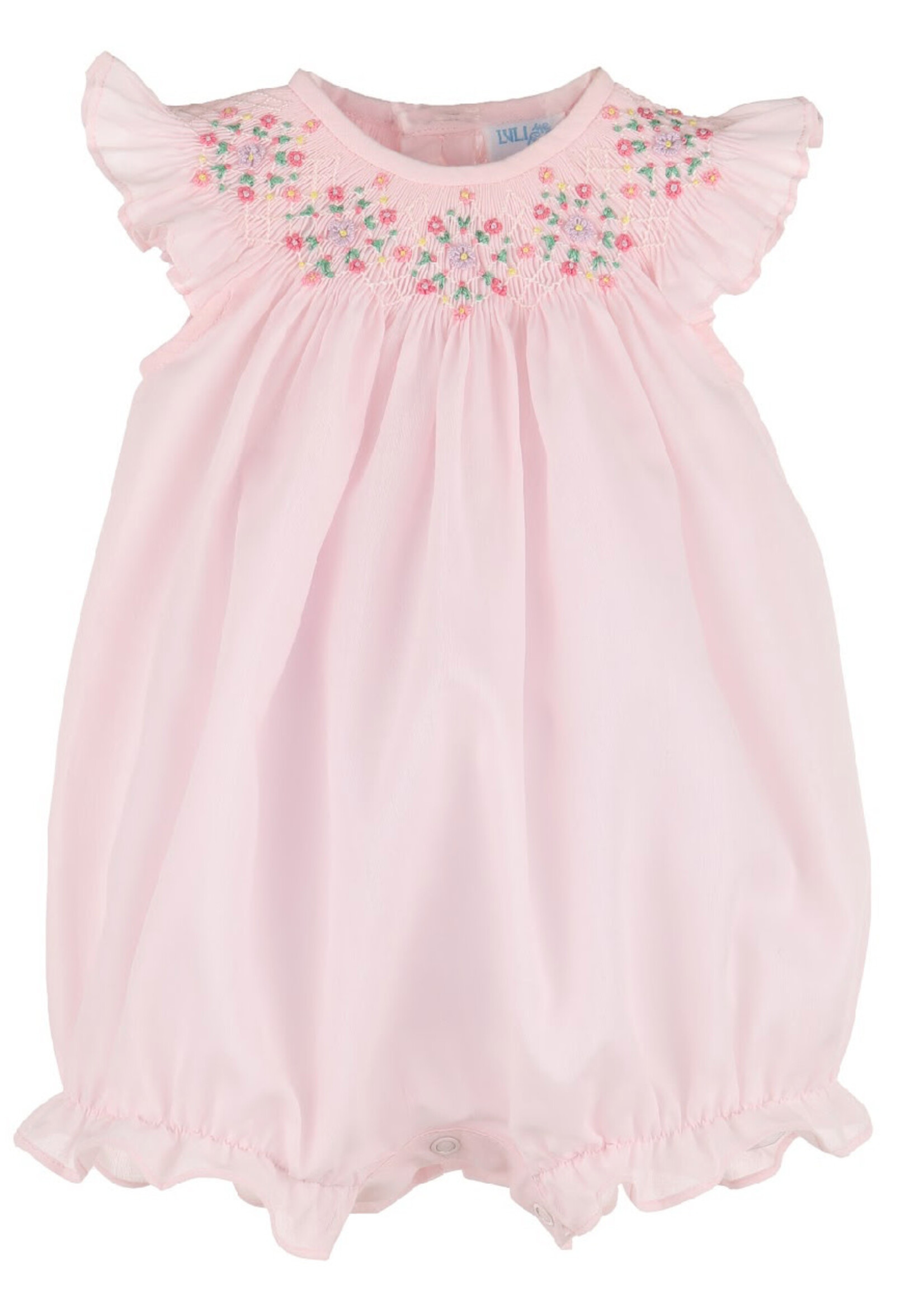 Pink Floral Smock Bubble- 8757(S’25)
