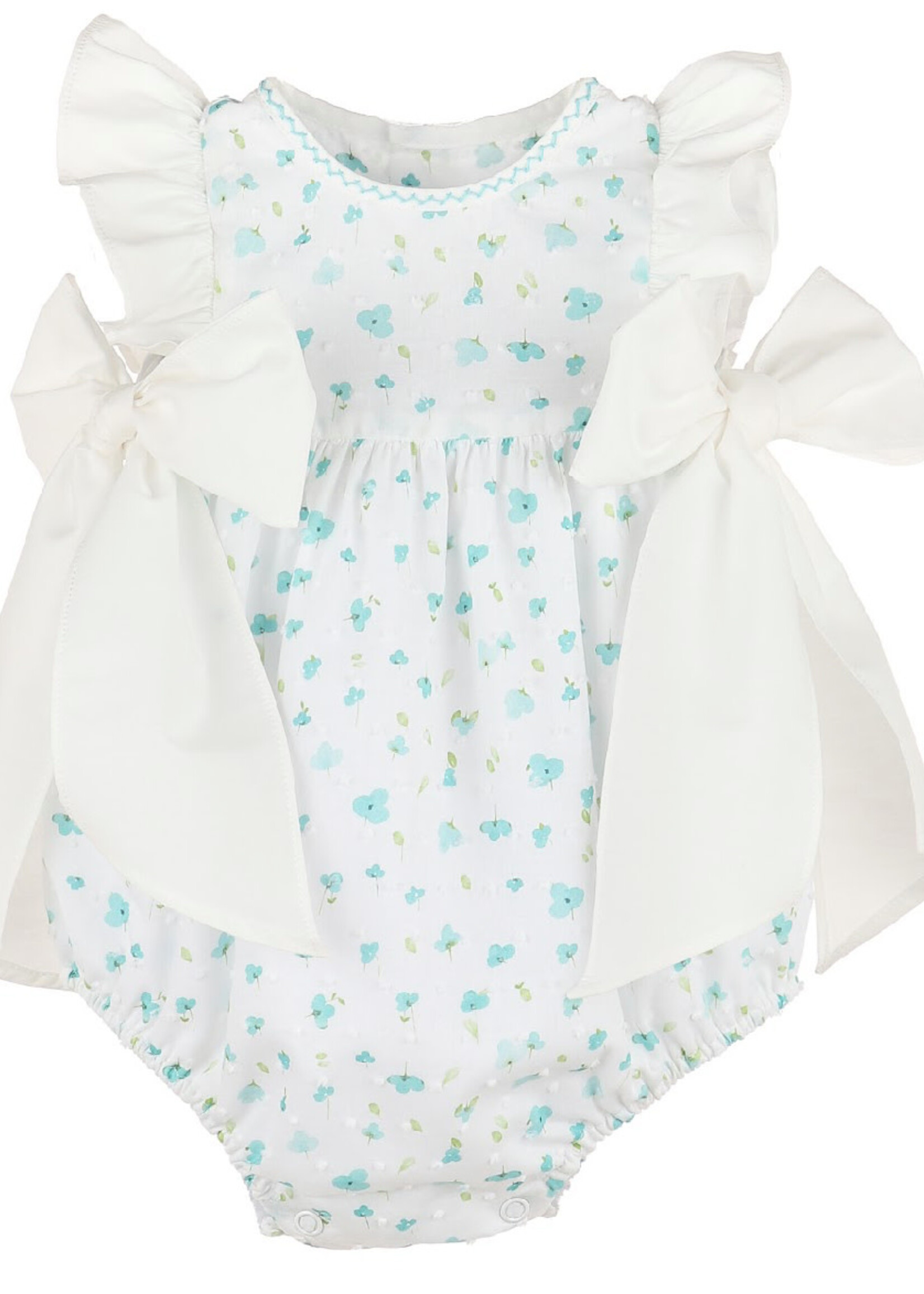 Sophie & Lucas Azure Blooms Print Bubble-SL3800 (S'25)