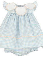 Sophie & Lucas Blue Classic Petal Float Dress-SL3845 (S'25)
