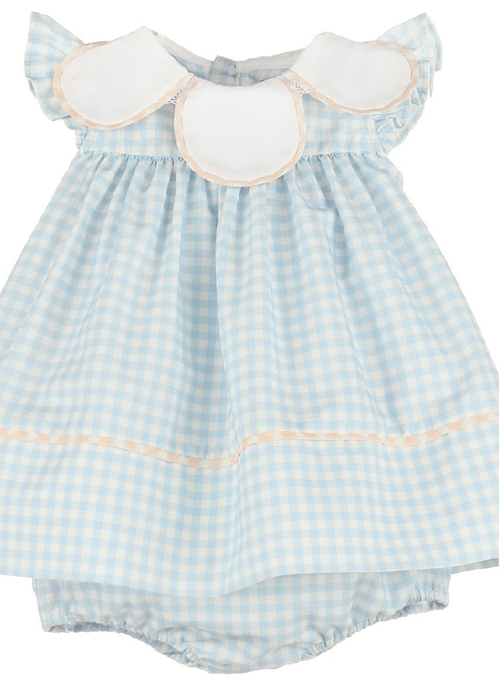 Sophie & Lucas Blue Classic Petal Float Dress-SL3845 (S'25)