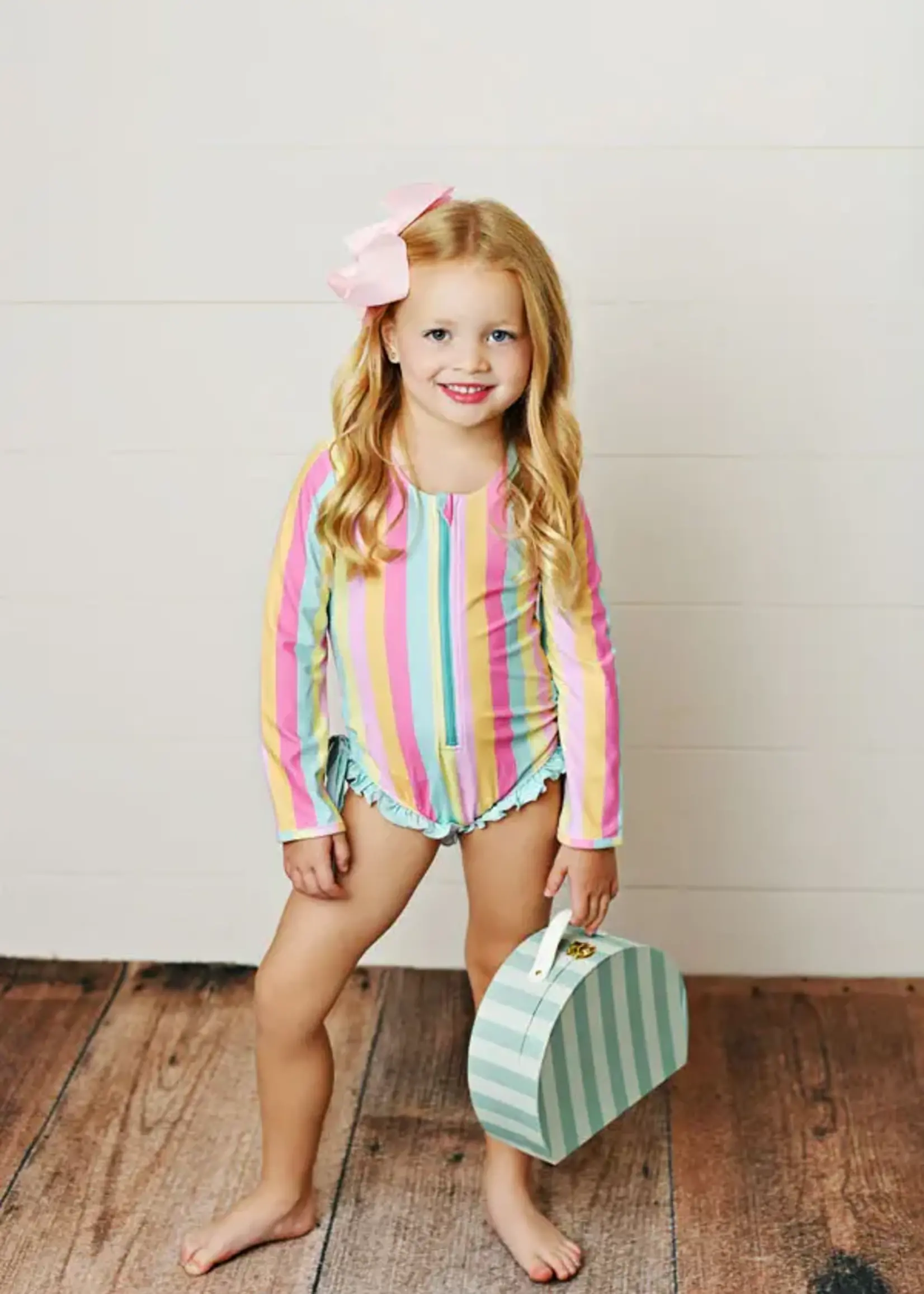 Swoon Baby Clothing UPF 50 Girls 1PC Swimsuit-SBS25--