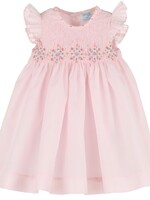 Classic Pink Diamond Smock Dress