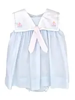 Petit Ami 5-44 Sailboat Stitch Sailor Collar Dress (S’25)