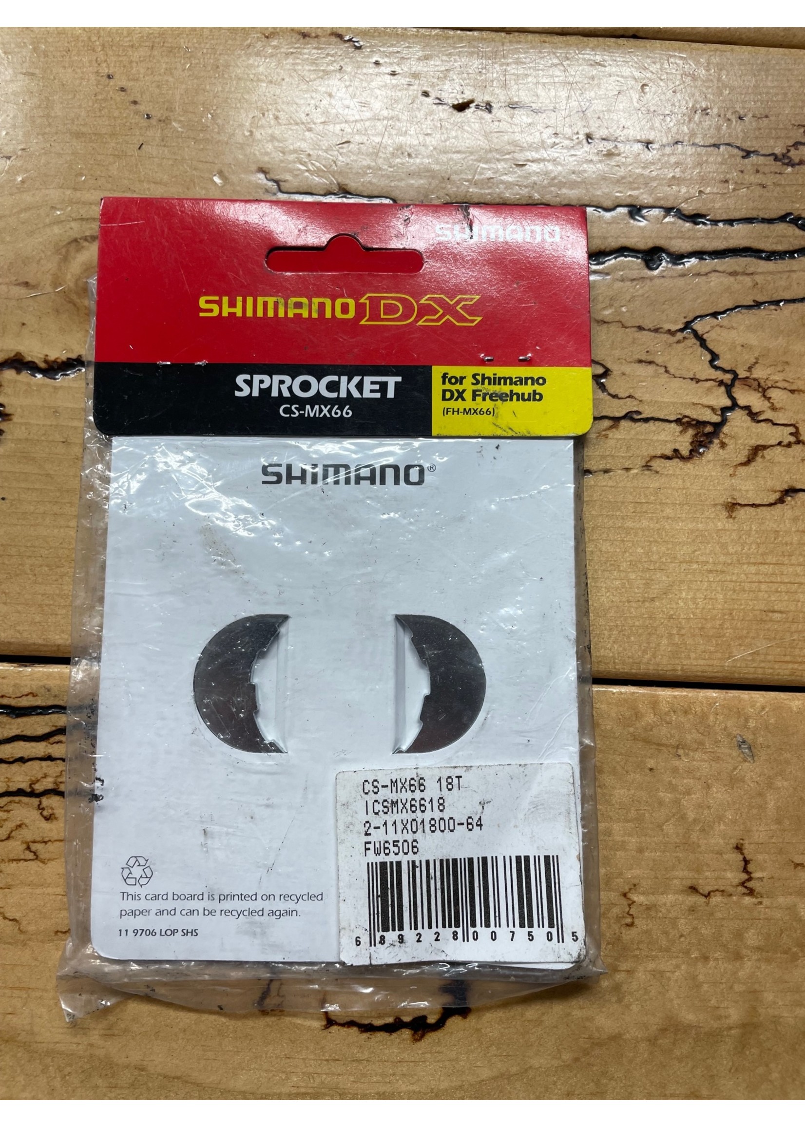 SHIMANO Shimano DX CS-M66 18 Tooth Sprocket