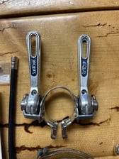 Suntour BL ビンテージ品 Suntour BL Blue Line Downtube Shifters - Gringineer Cycles