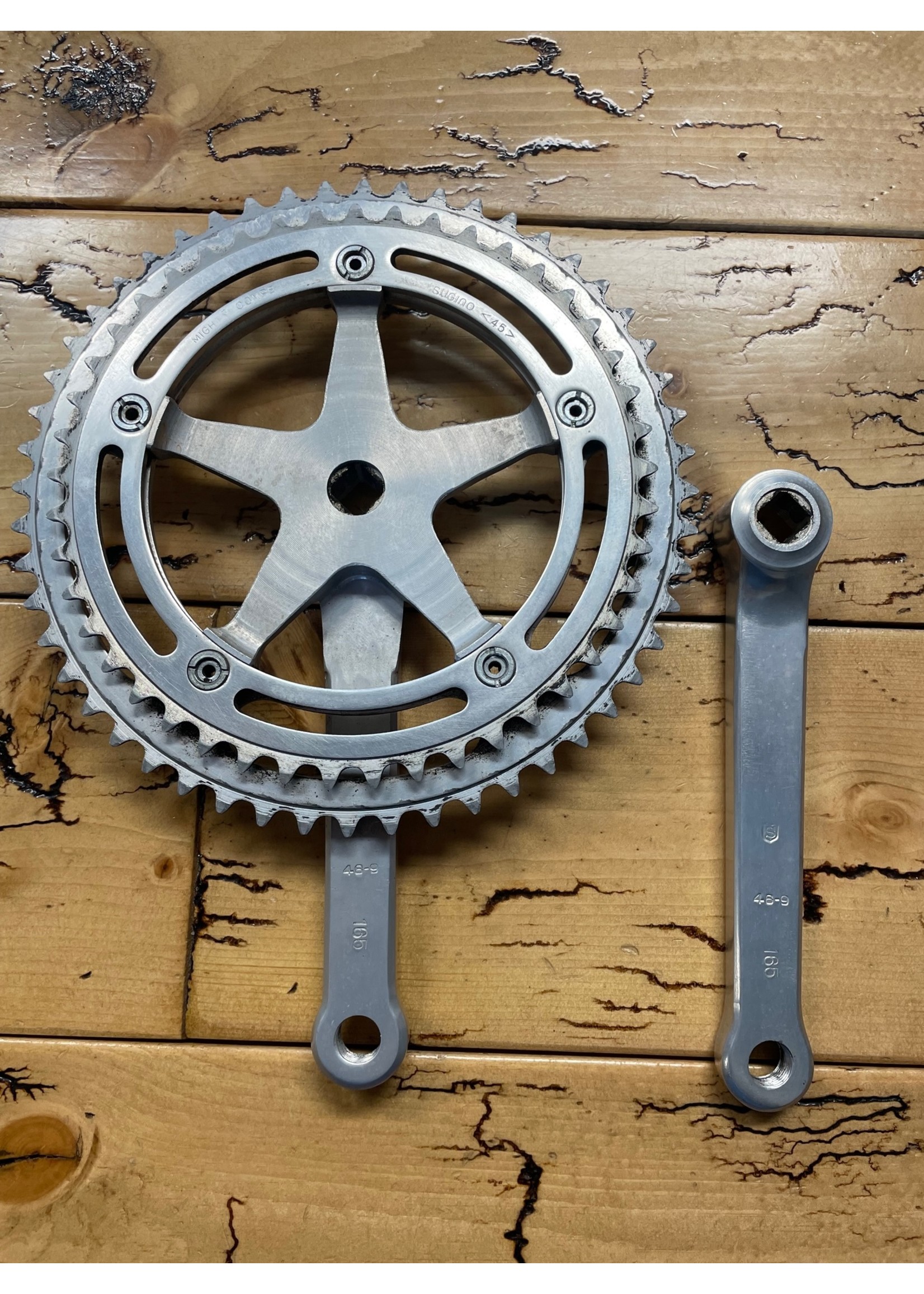 Sugino Mighty 52/45 165mm Crankset - Gringineer Cycles