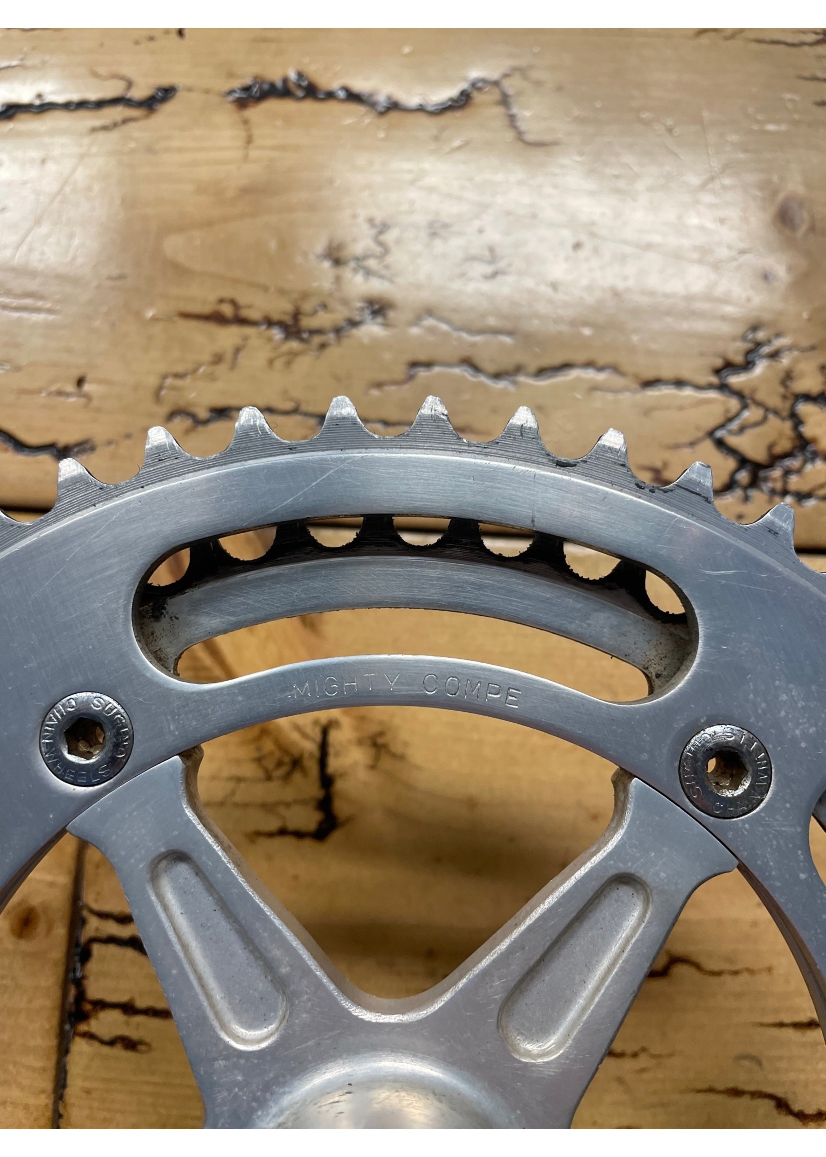Sugino Mighty 52/45 165mm Crankset - Gringineer Cycles Sugino Mighty 52/45 165mm Crankset - Gringineer Cycles
