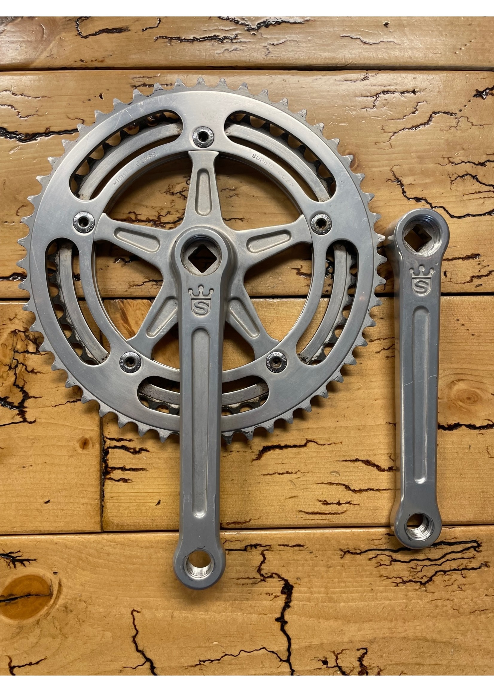 Sugino Mighty 52/45 165mm Crankset - Gringineer Cycles