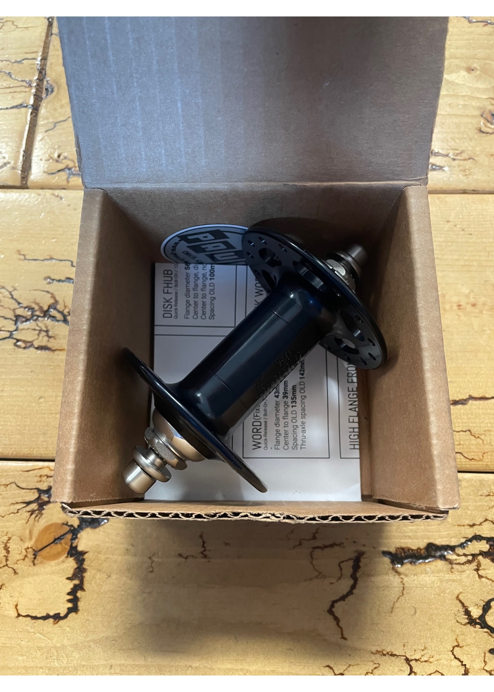 Paul Components Paul Component Black 32 Hole High Flange Front Hub